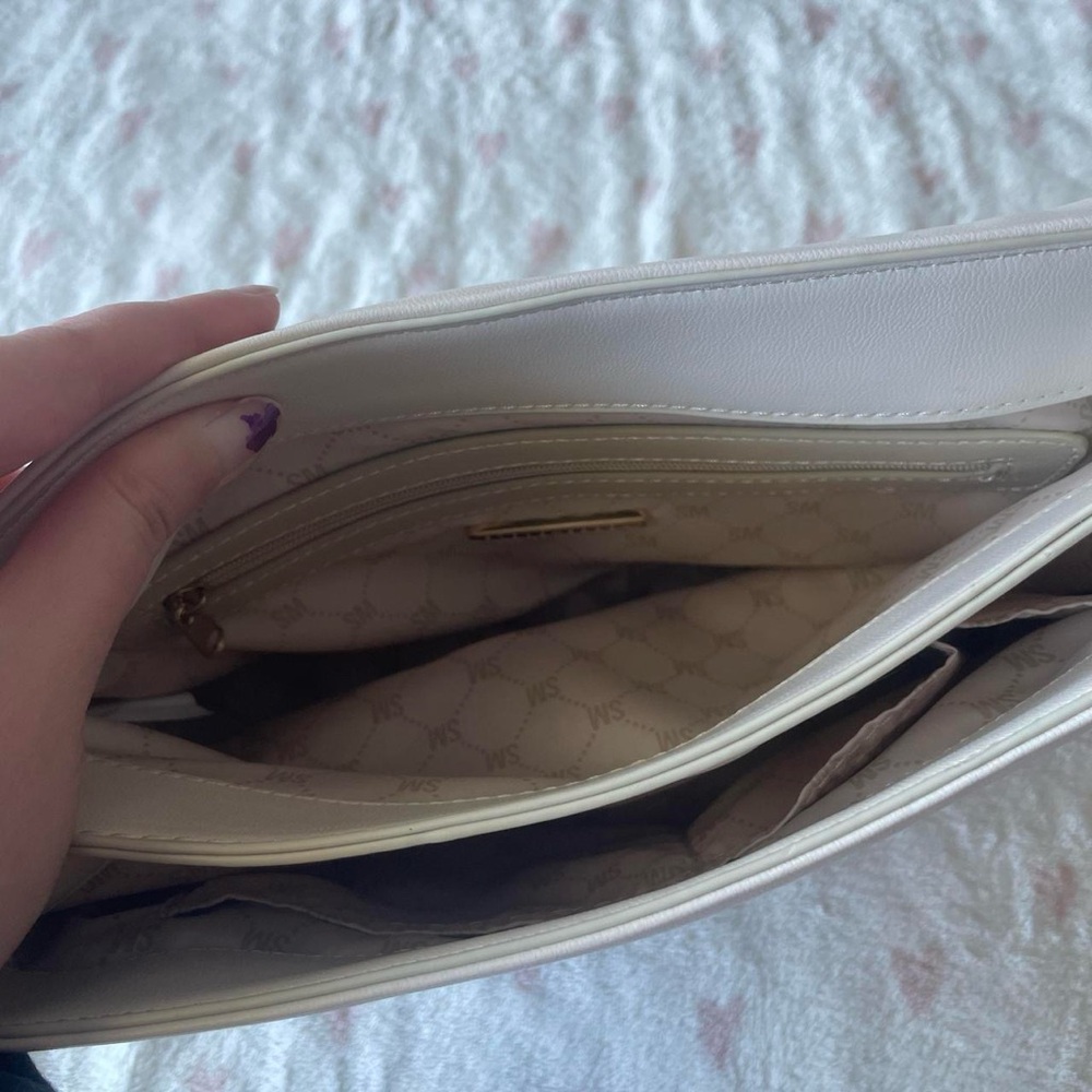 White Steve Madden Hand/Shoulder Bag - Picture 4 of 4